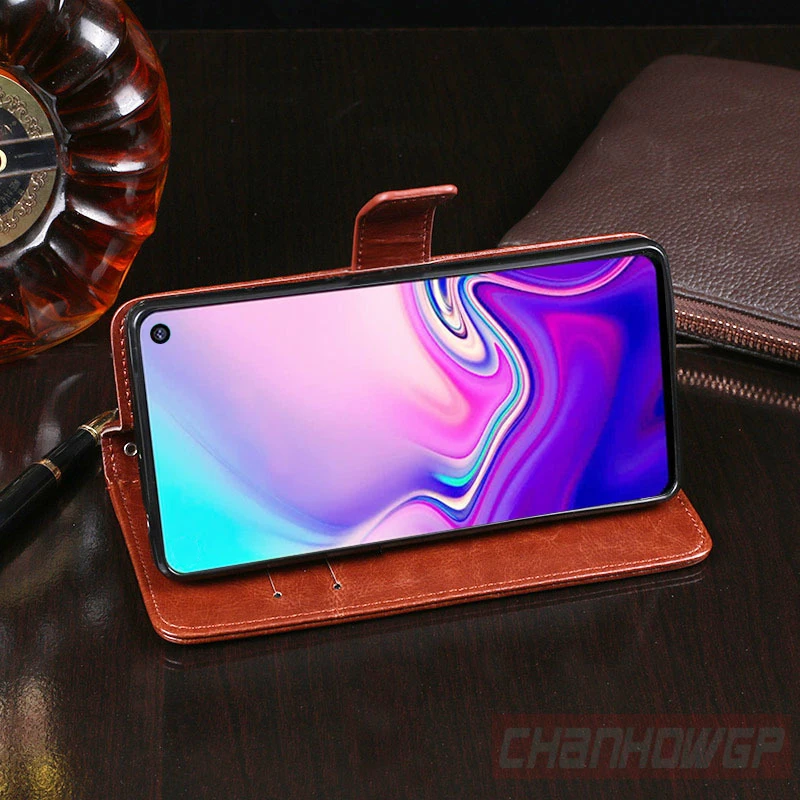 Классический деловой кожаный флип-чехол для Samsung Galaxy S10 S9 S8 Plus S10e M10 M20 A9 A7 2018 J4 J6 A6 A8