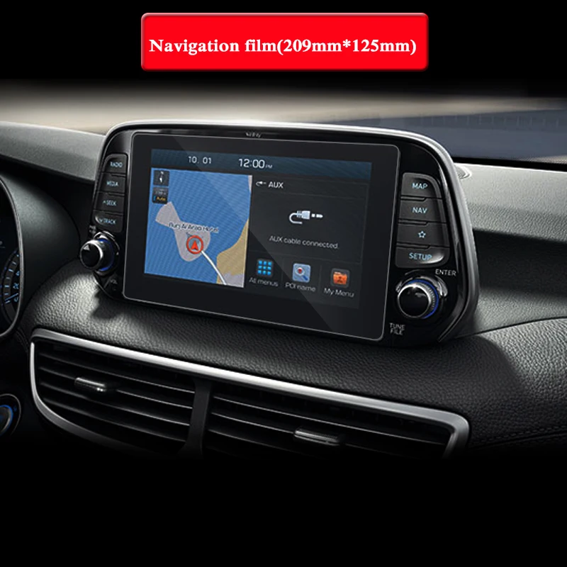 Автомобильный Стайлинг для hyundai Tucson 2015 Н. В. gps навигационный экран стекло