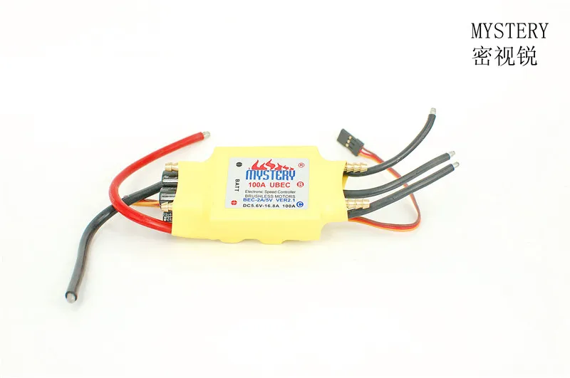 2-7S Lipo 100A ESC 5V/5A UBEC Бесщеточный Регулятор скорости для радиоуправляемой лодки