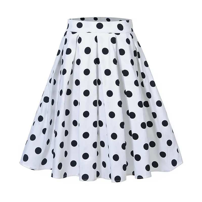 

2019 Summer Style A-Line Skirt Women High Waist Green Skirts Vintage Elegant Bodycon Floral Print Knee-Length Skirt