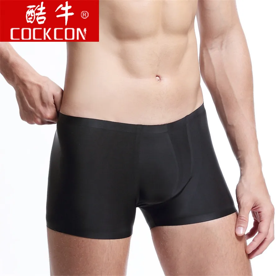 COCKCON человек боксер бесшовные Для мужчин Шорты для женщин Человек нижнего белья