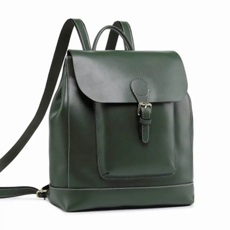 New Korean version of the trend wild casual leather cowhide bags fashion college wind large capacity bag | Багаж и сумки