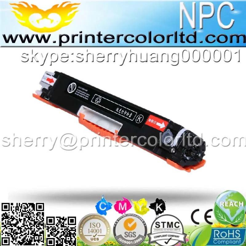 Картридж с тонером CF350A для HP 130A совместимый цветной картридж принтера Color LaserJet MFP