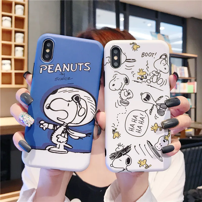 Прозрачный чехол из ТПУ с рисунком собаки мультфильма Beagle XS для MAX XR Apple iphone 6s 7 8Plus