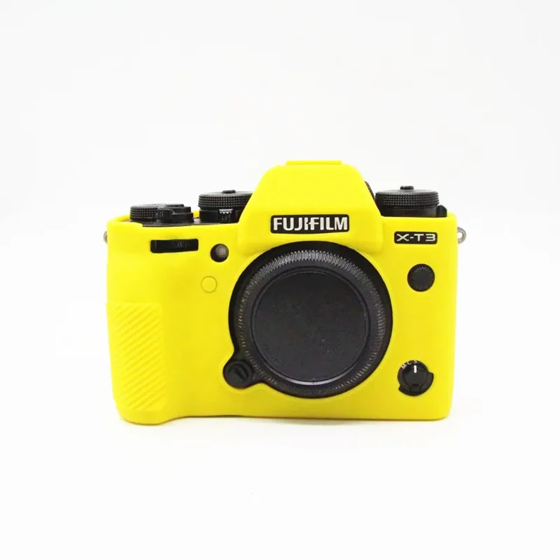 Силиконовая кожа брони чехол корпус протектор для Fujifilm X-T3 XT3 тела камеры только