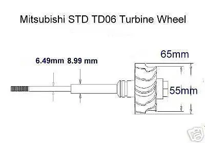 Комплект прокладок турбины производства компании kinugawa колеса для Mitsubishi STD TD06 T618Z