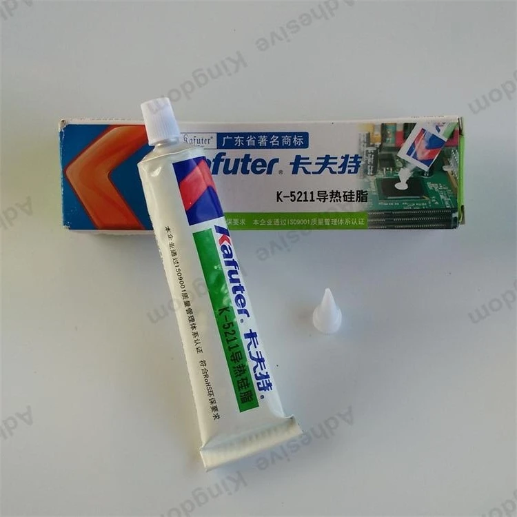 Подлинная Kafuter 100 г K 5211 LED Тепловая смазка CPU термосмазка диодный заполненный клей