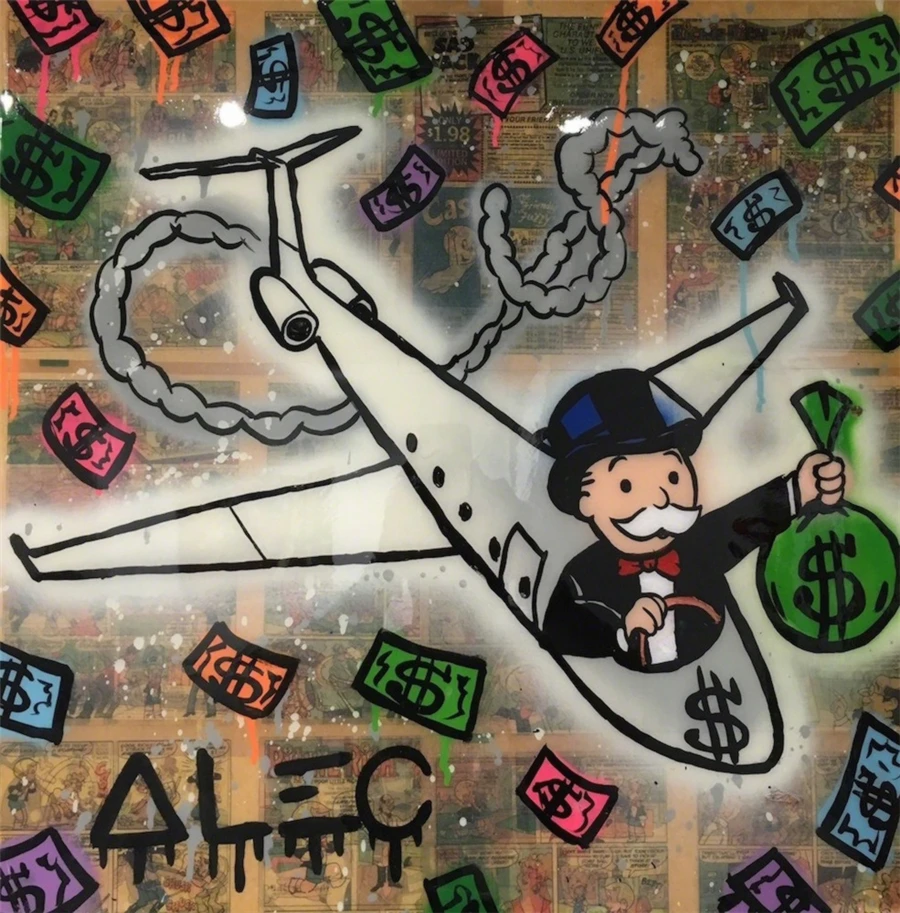 Alec Monopolys HD Wall Art Холст с печатью постера живопись декоративная картина для офиса