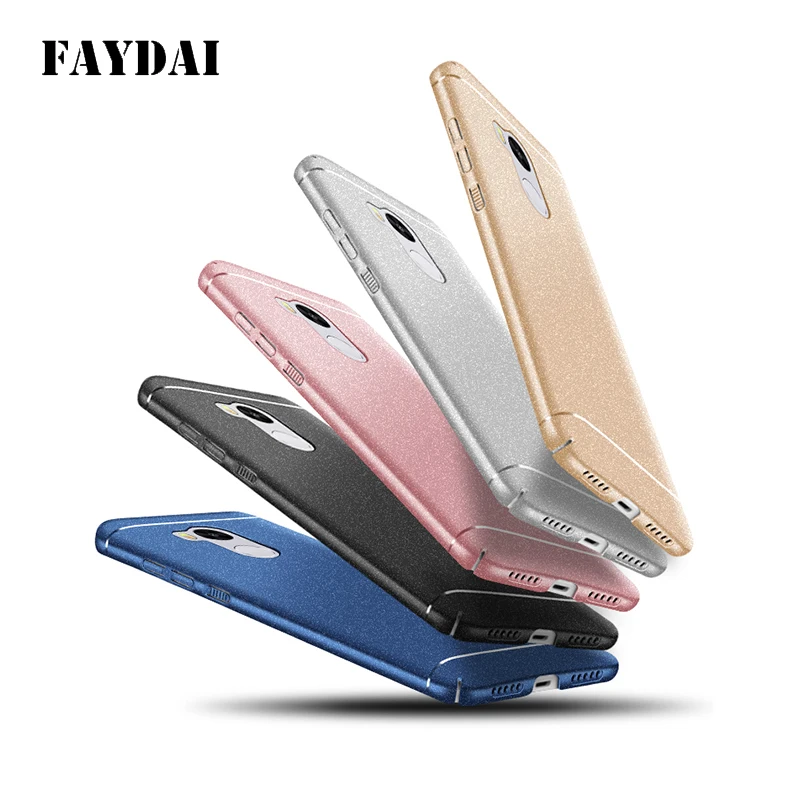 Faydai для Xiaomi Redmi 4 Pro чехол Protecter Роскошные Жесткий Чехол Пластик матовая PC телефона
