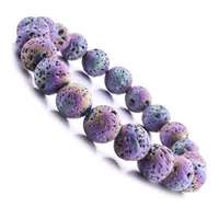 810mm lava stone beads bracelet diy aromatherapy essential oil diffuser manwoman bracelet