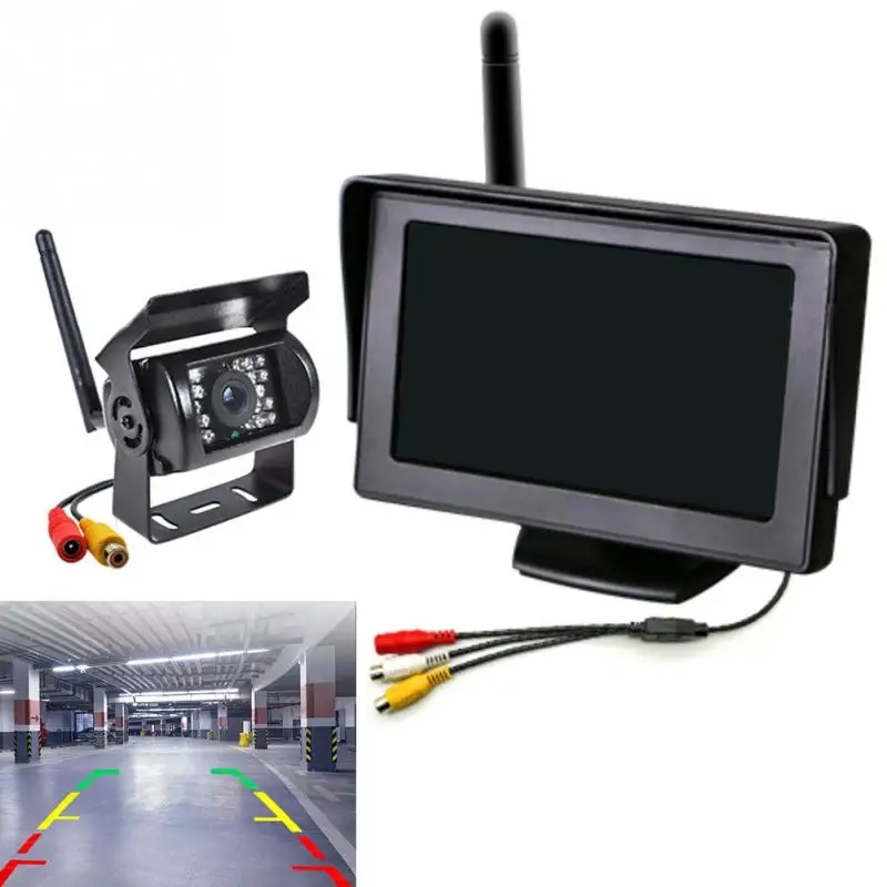 Stable Wireless Reversing Image HD Camera With LCD 7" Digital display Screen Car Monitor Night Vision Rear View | Автомобили и