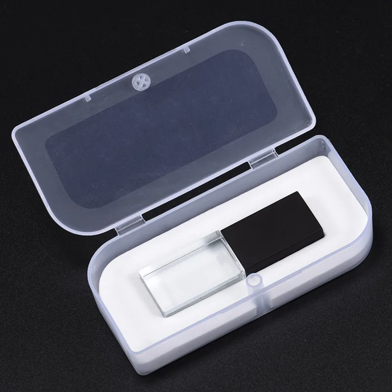 JASTER USB 2,0 Кристальный Usb флеш-накопитель с логотипом на заказ модный Clef Флешка свадебный подарок карта памяти 4 ГБ 8 ГБ 16 ГБ 32 ГБ 64 ГБ - Цвет: Black