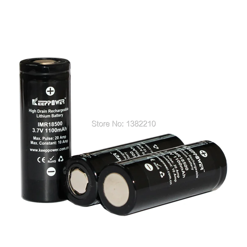 Бесплатная доставка! Оригинальный литий ионный аккумулятор Keeppower 2 шт./лот 3 6 В 18500