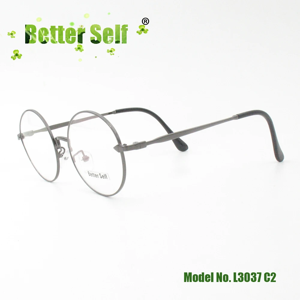 Очки для мужчин женщин сплав лучше самостоятельные очки L3037 Ретро Декор со