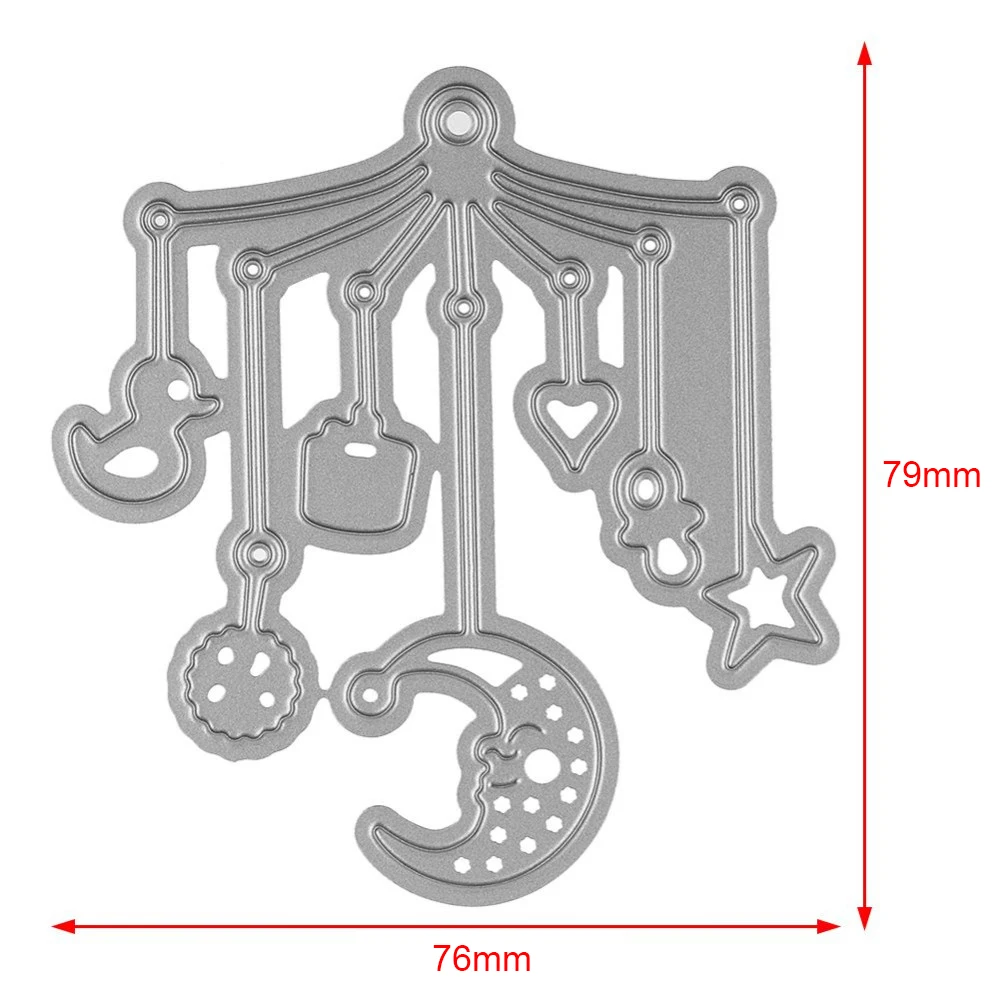 Милые колокольчики для колокольчиков металлические режущие штампы Трафаретный