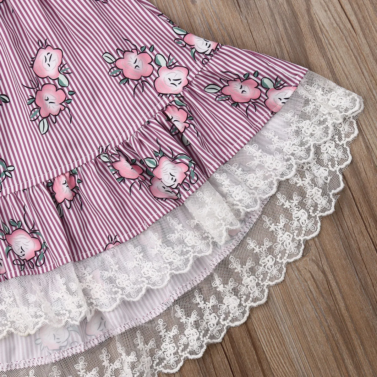 Комплекты одежды для маленьких девочек розовые футболки с открытыми плечами