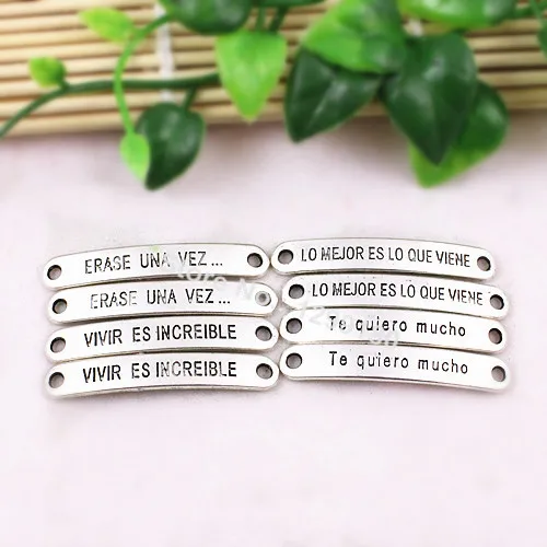 100 шт./лот смешанные стили античное серебро испанские разъемы кулон тибетский