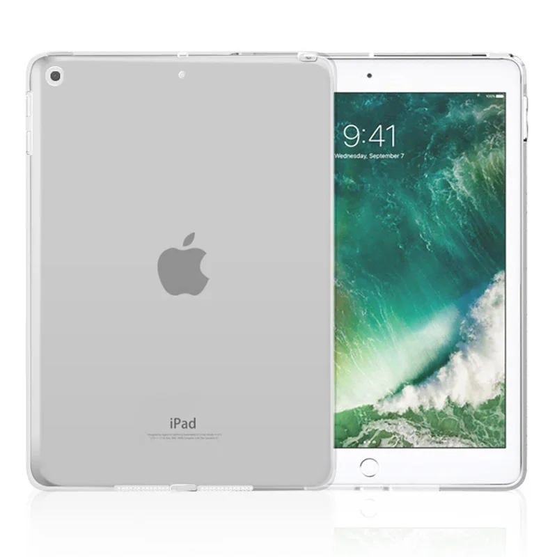 Мягкие силиконовые Чехлы для iPad Pro 11 противоударный прозрачный ТПУ чехол 2018 Gen 6th 9