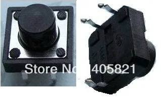 

Tactile Push Button Switch, 4pins Tact Switch 12*12*4.3