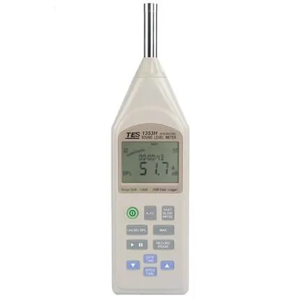 TES-1353H интегрированный измеритель уровня шума Измеритель звука SPL/Leq/SEL диапазон