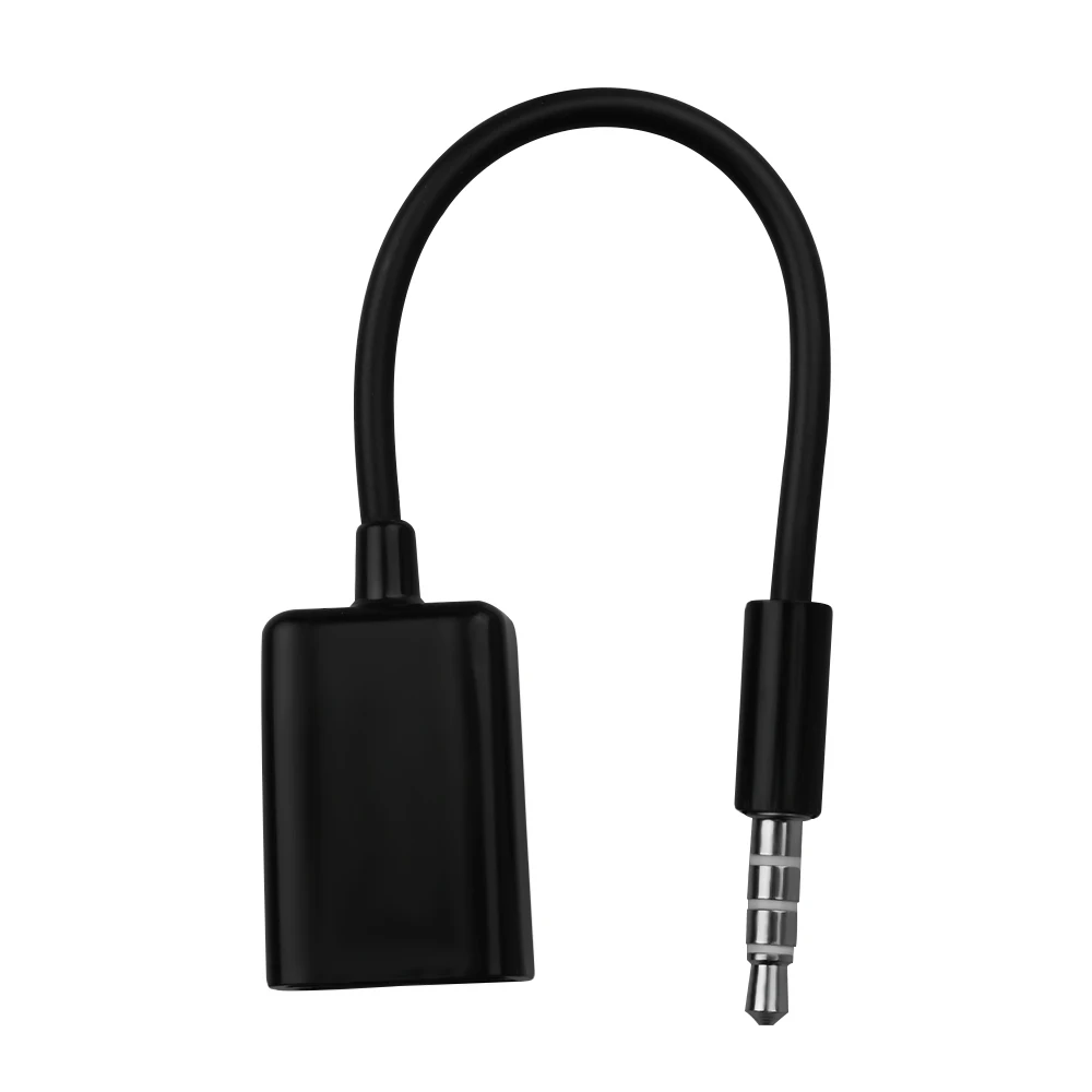 Черный белый 3 5 мм штекер AUX аудио разъем USB 2 0 конвертер Папа мама Автомобильный MP3