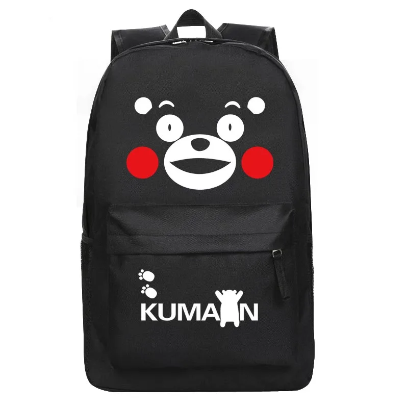 Японский Кумамон Bear нейлоновая школьная сумка унисекс|bag unisex|nylon school bagbackpack anime |