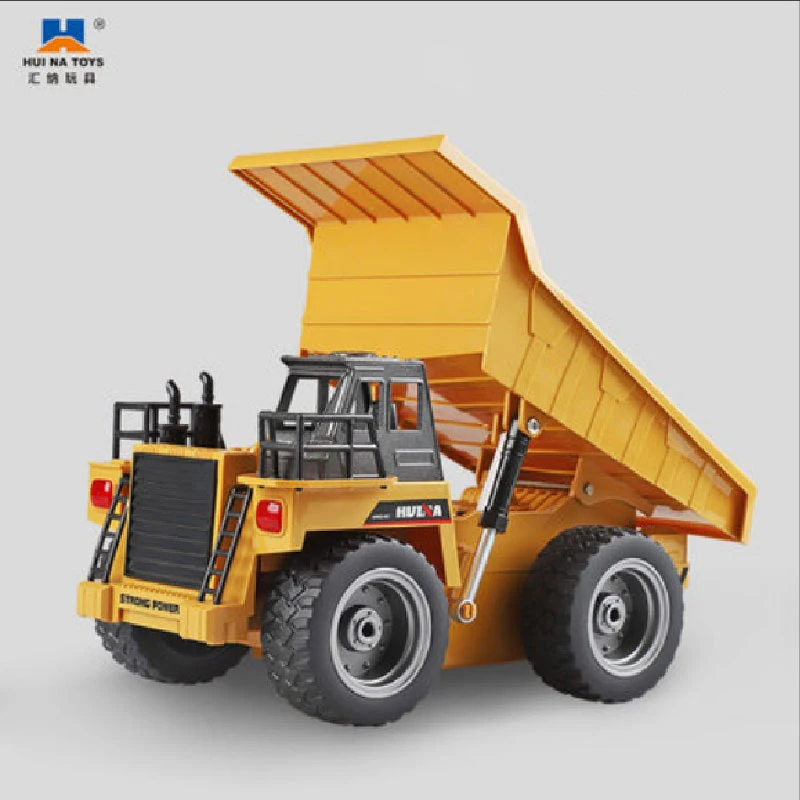 HUINA погрузчик HUINA 1540 RC самосвал 1/18 2,4G 6CH сплав версия 360 градусов вращения строительная техника игрушка подарок