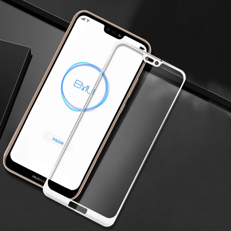 Full cover tempered glass screen protector for huawei p20 lite film verre tremp szklo pelicula vidrio cristal pantalla mica sklo | Мобильные