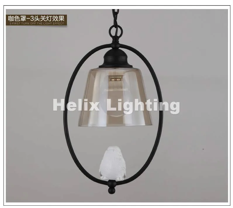 Светодиодная Подвесная лампа E27 для ресторана и спальни креативный