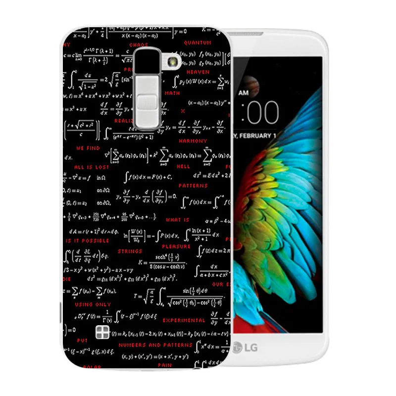 Роскошный гибкий чехол для LG K10 LTE K420N K430 K430ds F670 из мягкого ТПУ с красочным рисунком