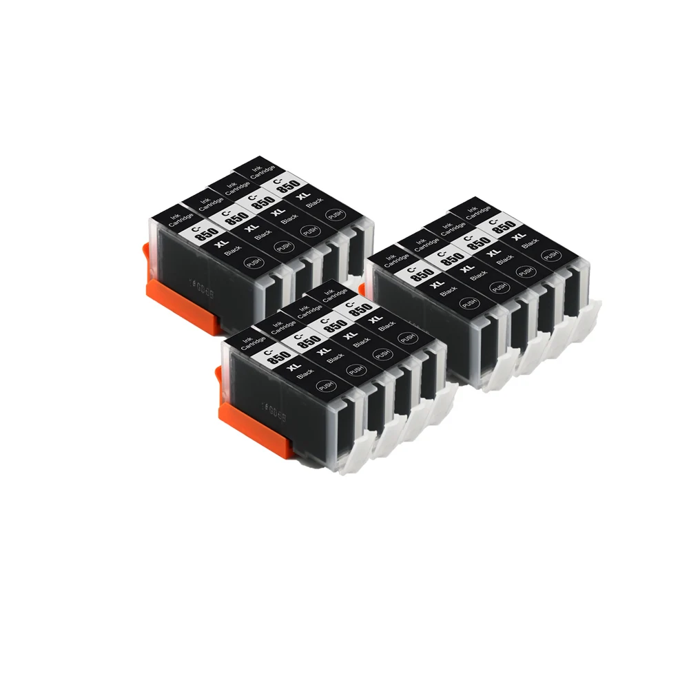 

Compatible PGI 850 BK BLACK ink cartridge for CANON PIXMA MG5480 MG5580 MG5680 MG6380 MG6400 MG6680 MG7180 printers