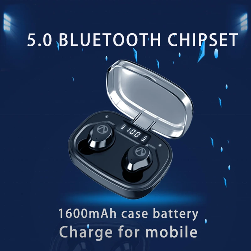 OUKK TWS IPX7 водонепроницаемые беспроводные наушники Bluetooth 5 0 стерео музыкальные