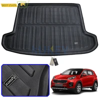 tailored boot liner tray for kia sportage ql 2016 2017 2018 2019 car rear trunk cargo mat floor sheet carpet mud protective pad