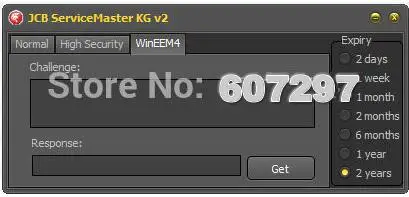 JCB ServiceMaster 2 &amp 4 генератор ключей (клавиша разблокировки) + WinEEM4 |
