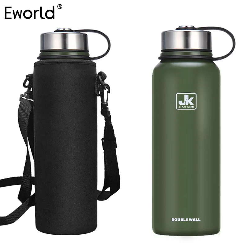 Eworld изолированный термос аксессуары для бутылок вакуумная фляжка