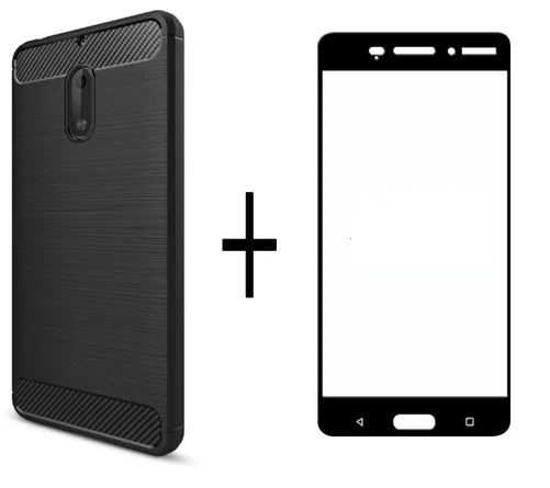 Shockproof Soft Rubber Back Phone Case for Nokia 9 8 7 plus Cover funda and Tempered Glass For 6 (2018) 5 3 cases +film | Мобильные