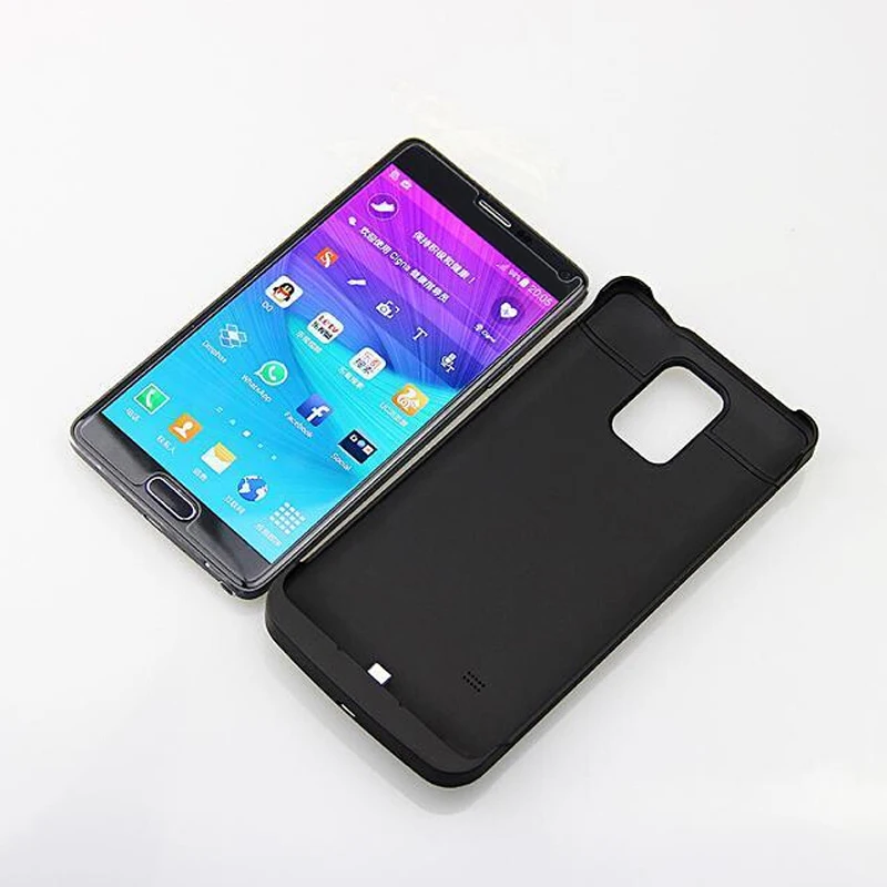 Note4 4800 мАч внешний Батарея Зарядное устройство чехол для samsung Galaxy Note 4 N9100 телефон