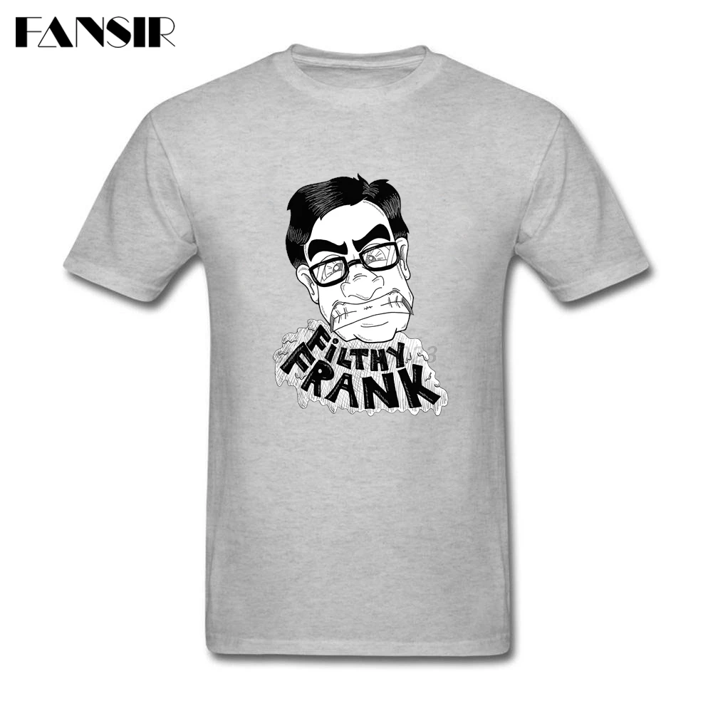 Размера плюс Frank отдыха T рубашки для мужчин Мужская футболка с короткими