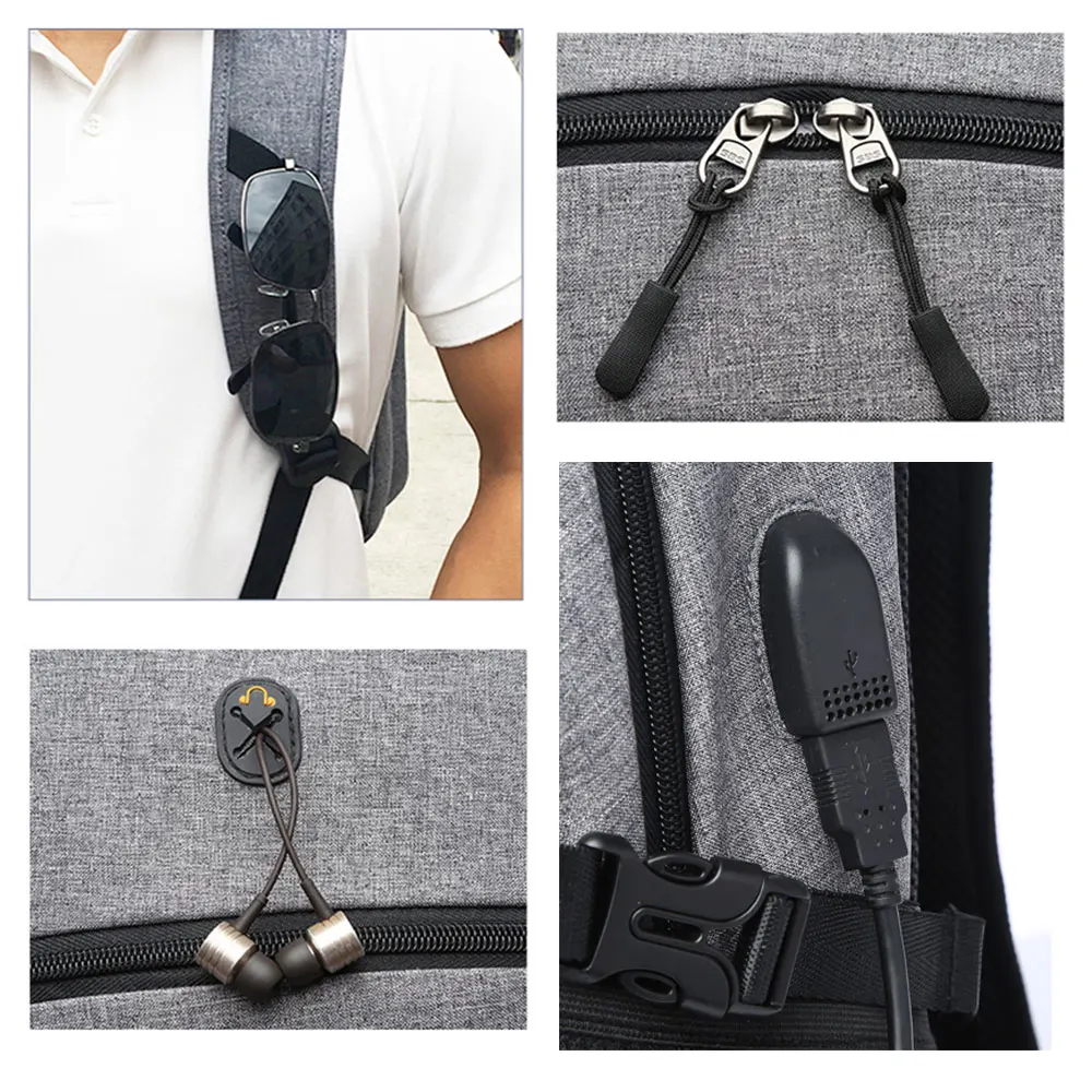 2018 Multifunction USB charging Sport Backpack With Football Basketball net School Bag For Teenager Male Soccer Ball Pack Bag