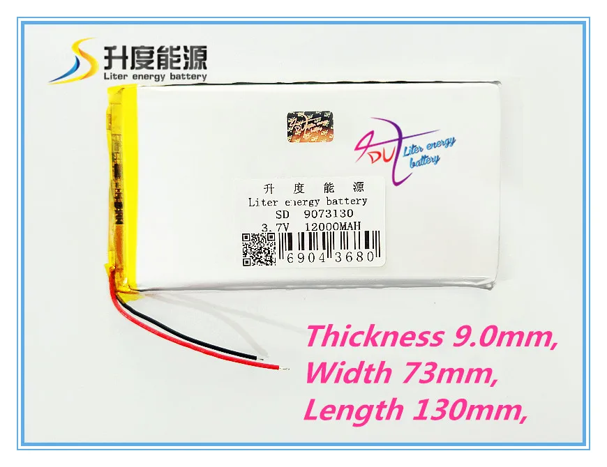 

9073130 battery brand tablet gm lithium polymer battery 9073130 12000mah 3.7V The tablet battery tablet lithium polymer battery