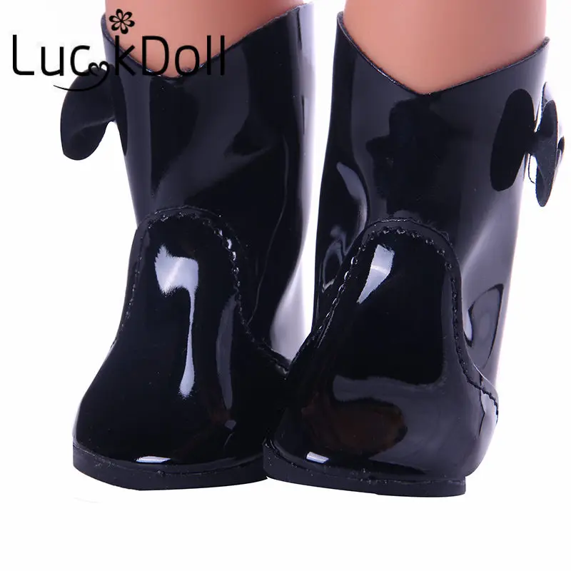 LUCKDOLL 4 цвета мини обувь для игрушек подходит 18 дюймовых американских кукол и 43 см
