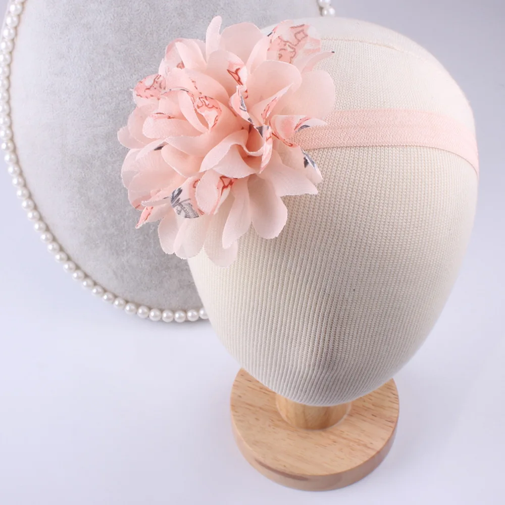 On Sale 3pc Baby Girl Boy Elastic Bowknot Headband Children Skinny Stretchy Bow Elastic Hair Band Accessories Flower Para Cabelo