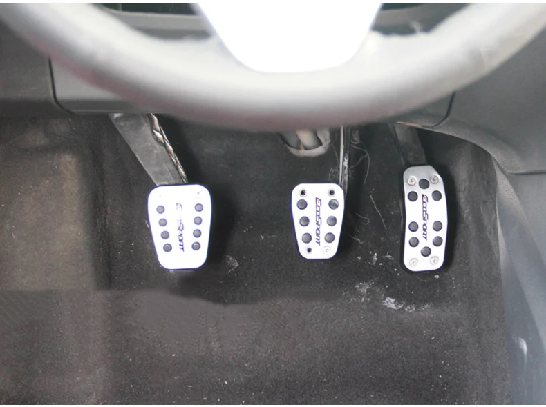 Для Ford Ecosport 2013 AT/MT автомобильный акселератор, педаль тормоза, педали сцепления, нескользящий Чехол, аксессуары