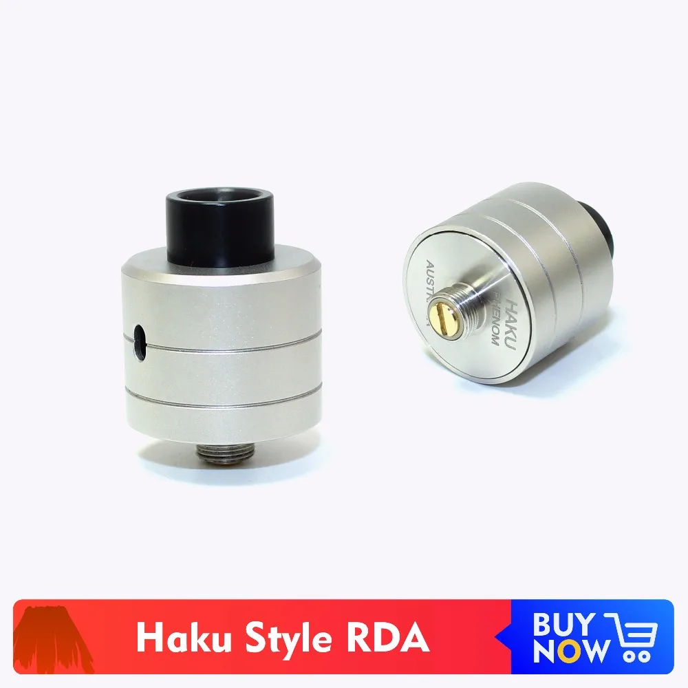 Volcanee SXK Хаку RDA Стиль 316 Нержавеющая сталь ввиду капает Танк для Squonk Mod Vape