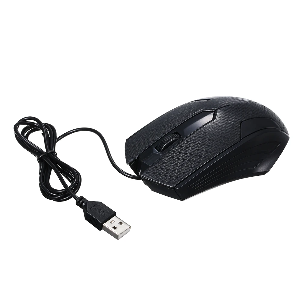 Геймпад 3 кнопки USB оптическая проводная мышь с шнуром 1 м совместимая Windows 7/8/10/XP