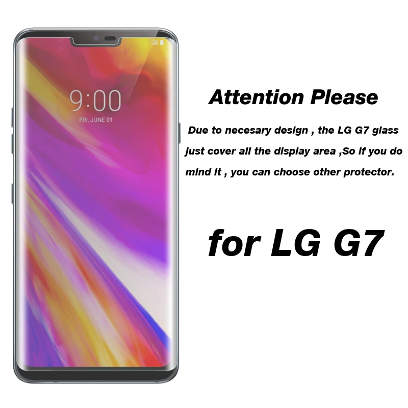 Akcoo 3D изогнутое закаленное стекло для LG V30 V40 G7 G8 V50 ThinQ Защитная пленка экрана UV