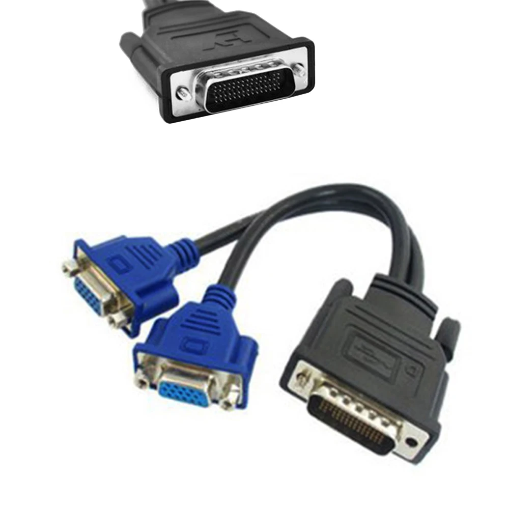 3 5 см/5 дюйма DMS 59 Pin на двойной VGA 15 женский сплиттер Кабель адаптер для ПК ТВ HD