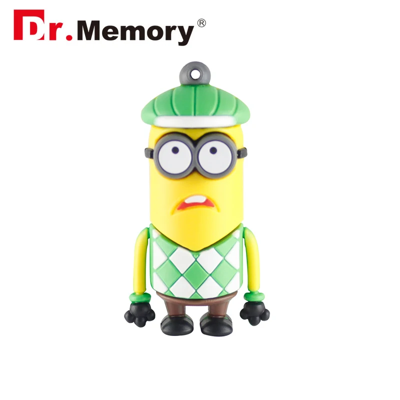 artist minion Забавные USB флеш-накопители с героями мультфильмов, 8 ГБ, Симпатичные художники, художники, Миньоны, флешки, 32 ГБ, 16 ГБ, карта памяти, U диск, персонализированные флешки, подарок - Цвет: artist minion