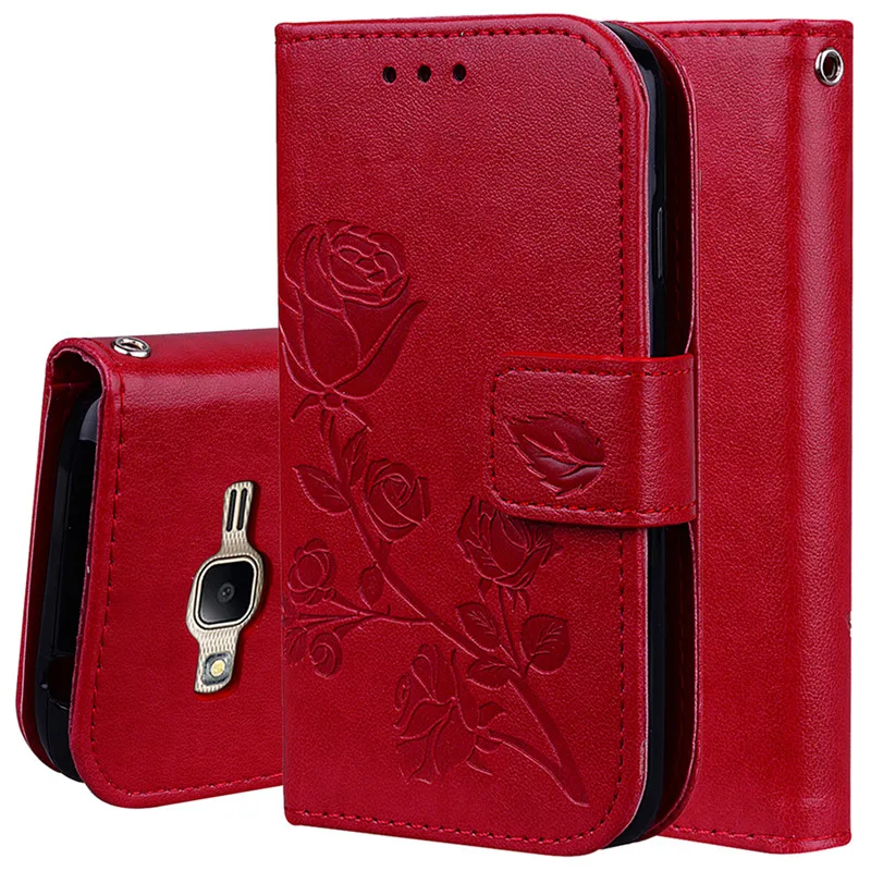For Coque Samsung Galaxy J1 Mini Prime Leather Wallet Flip Case SM-J106F Cover | Мобильные телефоны и аксессуары