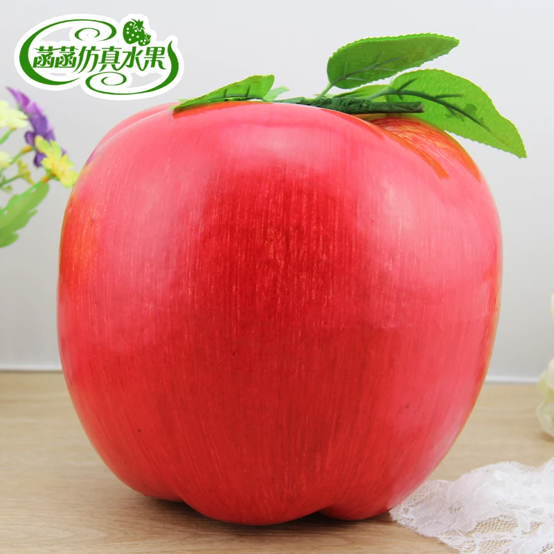 

Artificial fruit oversize foam fake fruit great for apple toy all red props